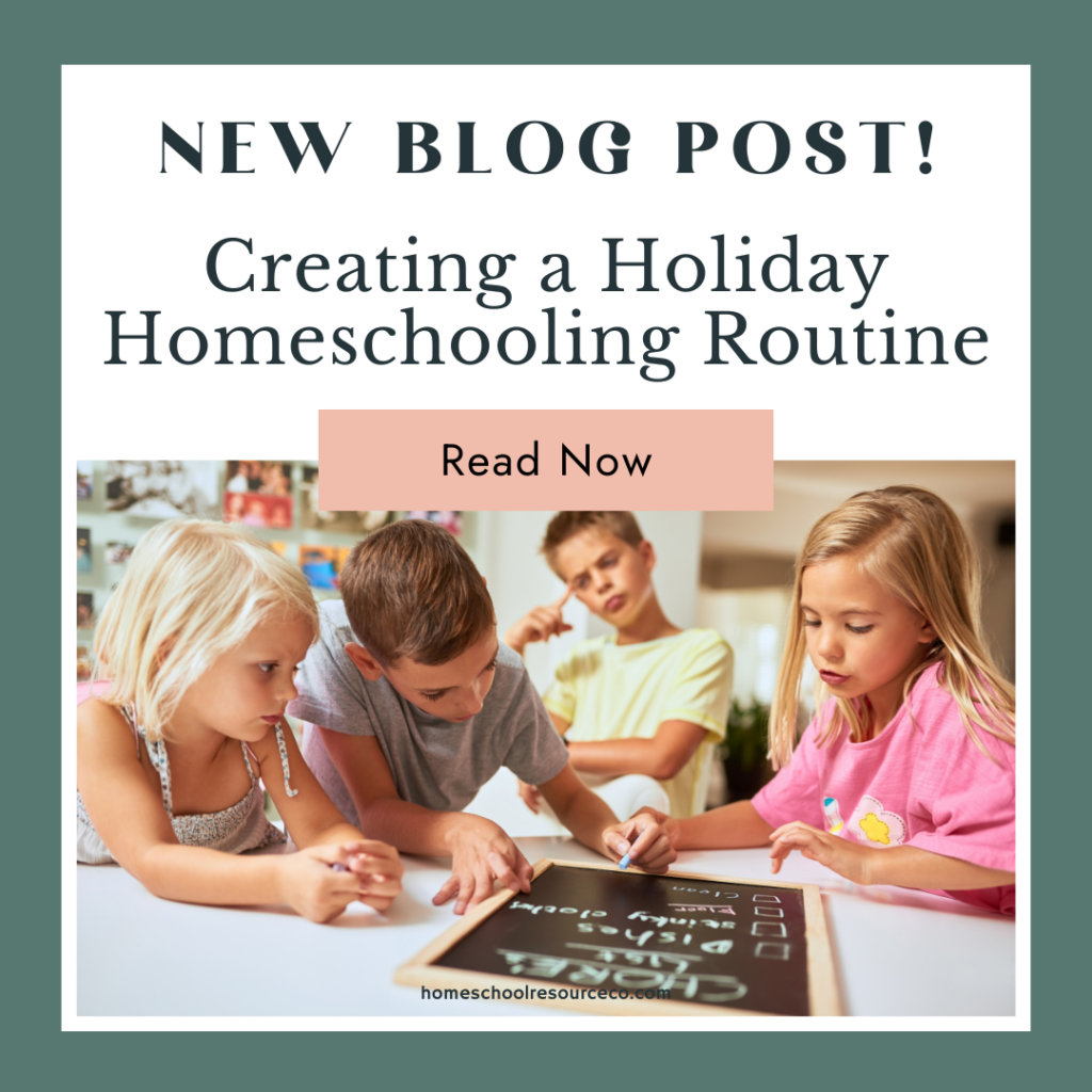 The busy holiday season is upon us and it's easy to feel overwhelmed by the packed schedule of events, family gatherings, travel, and gift prep. Creating a holiday homeschooling routine is a great way to embrace a more relaxed approach to learning during the season.