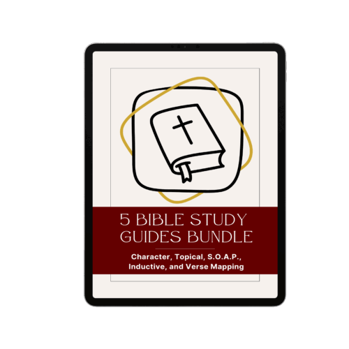 mediamodifier_image-2023-03-17T005616.647.png Bible study guides bundle for homeschool, character, topical, S.O.A.P., inductive, verse mapping, Christian education resources, faith-based homeschooling curriculum, religious learning tools.