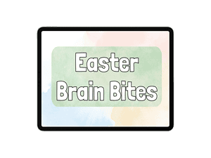 Brain Bites Placemats: Learn About Easter for Elementary Kids