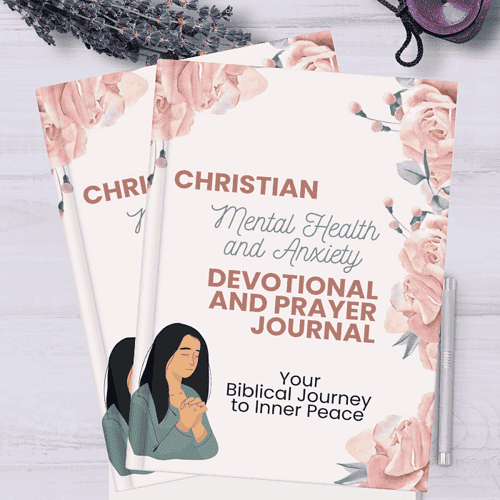 1 christian mental health and anxiety devotional and prayer journal