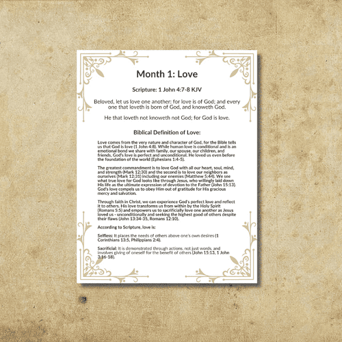 living virtues character development guide