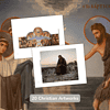 3 Vibrant Christian artworks featuring biblical scenes and religious figures for homeschooling or religious education settings.