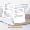 5 Engaging homeschool prayer and reflection worksheet for nurturing faith-based learning and spiritual growth in homeschooling families. Perfect for at-home religious education and prayer sessions.
