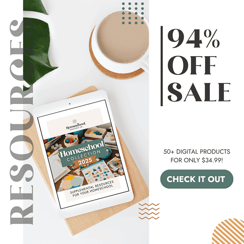 Homeschool Collection Square 17 1. Digital homeschool resources, homeschool collection 2025, homeschooling curriculum, printable activities, educational tools, homeschooling supplies, parent resources, homeschool support, teaching materials.