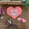 Jesus loves me paper craft mobile printable 2 Jesus loves me paper craft mobile printable 2