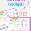 ten frames rainbow-dice-game-printable Rainbow ten frames printables for homeschool math activities, featuring colorful counters, number recognition, and engaging learning tools for early childhood education.