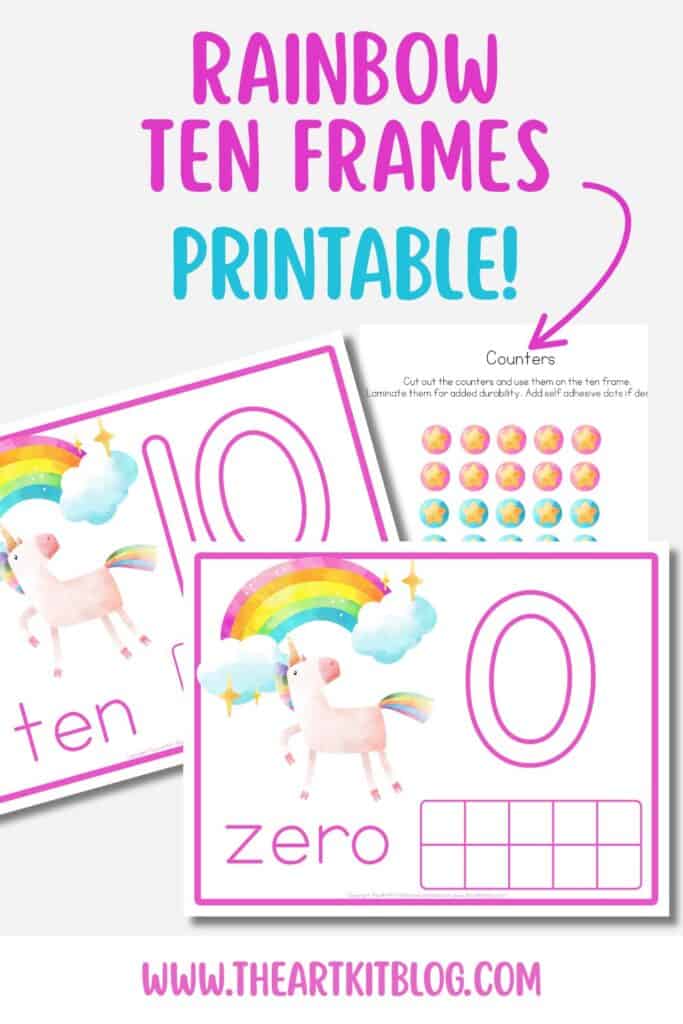 ten frames rainbow-dice-game-printable Rainbow ten frames printables for homeschool math activities, featuring colorful counters, number recognition, and engaging learning tools for early childhood education.