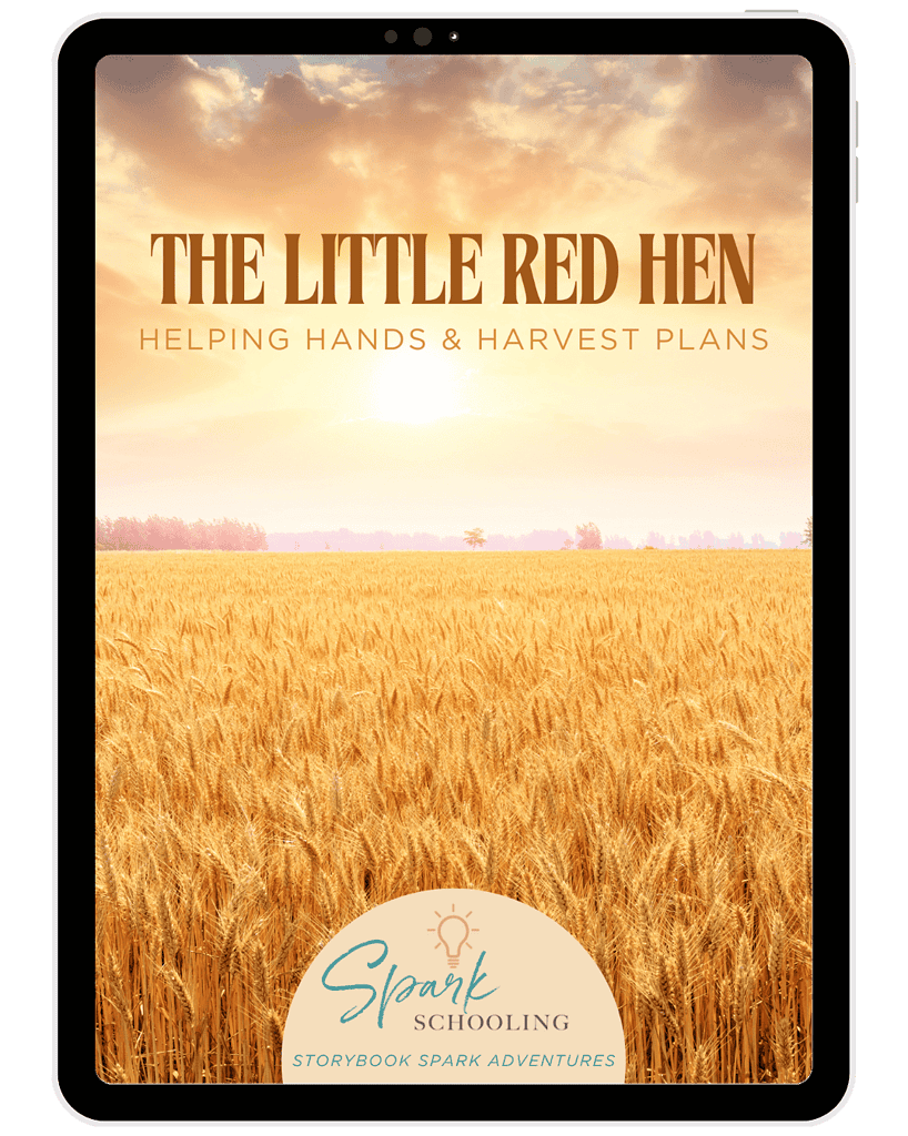 Wheat field with sunset sky, promoting homeschooling resources, helping hands, and harvest plans for homeschooling families, emphasizing educational planning and agricultural exploration.