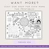 5 Pizza Placemat for Kids, Printable Restaurant Activity, Pizza Party Activity, No Prep Activity, Pizza Birthday Party, Digital Download