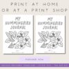 Printable-hummingbird-creative-writing-for-kids Hummingbird journal printable for homeschooling, daliy journaling, or craft activities, available as a digital download or print at home or print shop.