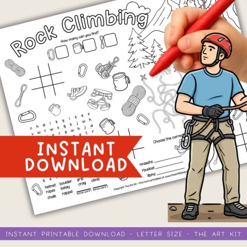 Teacher-resource-Printable-rock-climbing-activity-sheet Teacher-resource-Printable-rock-climbing-activity-sheet