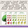 apple-cut-past-craft-kids (8) Apple counting and sorting activity printable for homeschool, educational apples lesson plan, preschool math, kindergarten math, homeschool resources for early learning.