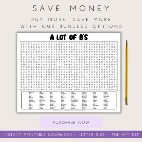 classroom-resource-spelling-letter-b Word search puzzle, homeschool resources, educational activity, printable letter size puzzle, fun learning exercise for kids.