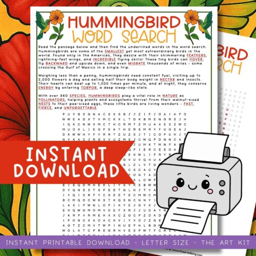hummingbird-word-search-printable hummingbird-word-search-printable