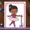 lets-decorate-ballerina-playdough-mats (4) Elegant ballet dancer coloring page printable, perfect for homeschooling dance activities and art crafts for kids learning at home.