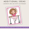 lets-decorate-ballerina-playdough-mats (6) Ballet girl coloring page, homeschool resource co, homeschool arts and crafts, ballet practice printable, creative learning activities for homeschool children.