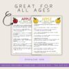 party-games-printable Apple letter sorting game for homeschool, engaging literacy activity for kids of all ages, fun educational printable for homeschooling or classroom learning.