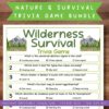 survival-trivia-the-art-kit (2) Wilderness survival trivia game sheet featuring questions about outdoor skills, nature signaling, and shelter building, perfect for homeschooling, educational games, and survival skill practice.