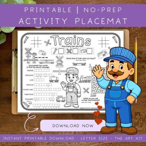 train-placemat-word-search-activity train-placemat-word-search-activity