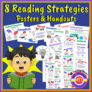 Reading Comprehension Strategy Posters and Handouts | Anchor Charts