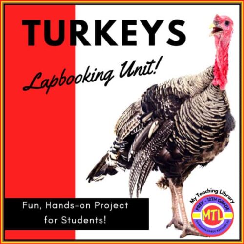 Turkeys lapbooking unit for homeschool resource co, fun hands-on project for students, Thanksgiving turkey lapbook for homeschooling, educational turkey activities for preschool to 12th grade, interactive homeschool turkey theme project.