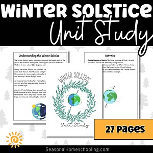 Winter Solstice Unit Study | Grades 3–5 Science, History, Literacy & More