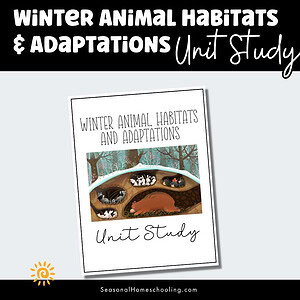 Winter Animal Habitats & Adaptations Unit Study | Winter Science Unit
