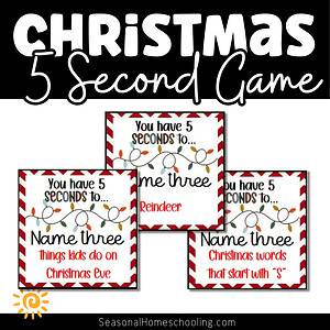 5 Seconds Christmas Game | Holiday Brain Break for Elementary Students