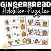 Gingerbread Addition Puzzles to 20 sampling of what is included