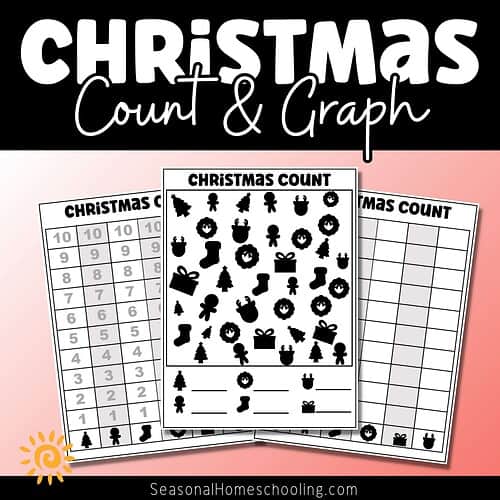 Christmas Search and Find Activity sampling of what is included