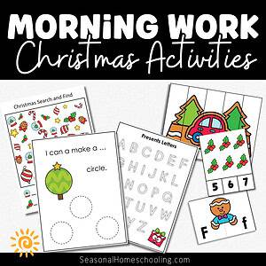 Christmas Morning Work Tubs – Hands-On Centers & Fine Motor Activities PreK-2