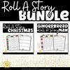 Christmas Roll A Story Bundle, samples of what is included in the bundle