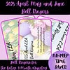 Soft pastel spring-themed homeschool bell ringer crowns for April, May, and June, perfect for engaging students in the home classroom environment.