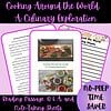 Cooking Around the World: Homeschool Culinary Exploration with Reading Passages, Q & A, and Note-Taking Sheets for engaging global cooking lessons.