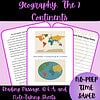 The Seven Worlds: Discovering Earth's Diverse Continents Reading Passage
