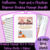 Homeschool Resource Co. Halloween. Hope and a Christian Response Reading Passage Bundle featuring Q & A, note-taking sheets, and rubric for homeschool education.
