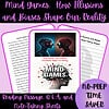 Two brain silhouettes facing each other with glowing connections, surrounded by mind games and illusion graphics, emphasizing cognitive skill development for homeschoolers.