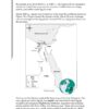 10-worldhistory-parti-student_Page49.jpg Nile Delta and ancient Egypt map showing key historical sites and geographical features for homeschooling history lessons.