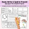 172 Read Write and Spell in French! A Complete French Writing Program