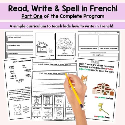 Read Write and Spell in French! A Complete French Writing Program