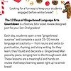 1. Festive gingerbread language arts review for homeschoolers, 1st-2nd graders, engaging holiday-themed activities in a bite-sized format.
