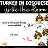 Turkey in Disguise Write the Room Activity samples