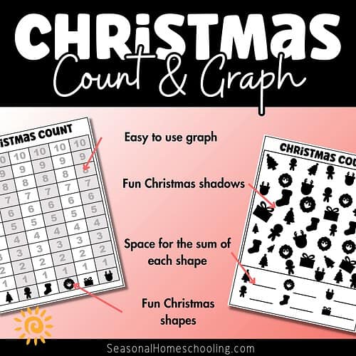 Christmas Search and Find Activity sampling of what is included