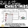 Christmas Roll A Story | Story Elements Graphic Organizer | Writing Center 2 Roll a story christmas educational activity printable for homeschool and literacy fun for kids and teachers.