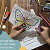 2 Corinthains 5_17 - listing image 5 Colorful butterfly coloring activity for homeschool Bible-based crafts and teaching resources.