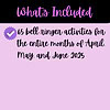 65 bell ringer activities for homeschool April, May, June 2025 - homeschool resource co.