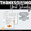 Thanksgiving Unit Study 3 Thanksgiving Unit Study sampling of pages included