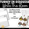 Turkey in Disguise Write the Room Activity | Thanksgiving-Themed Classroom Fun