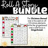 Christmas Roll A Story Bundle, samples of what is included in the bundle