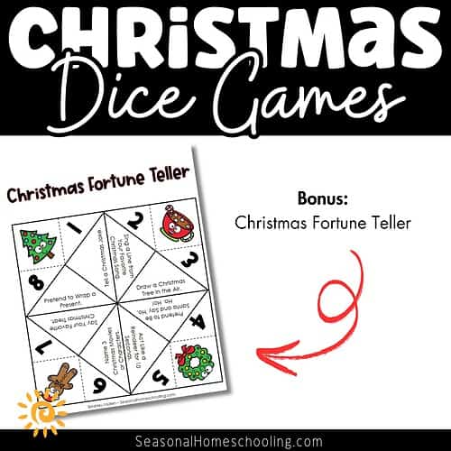 Christmas Dice Games for Engaging Learning Fun 3 Christmas Dice Games for Engaging Learning Fun sampling of what is included